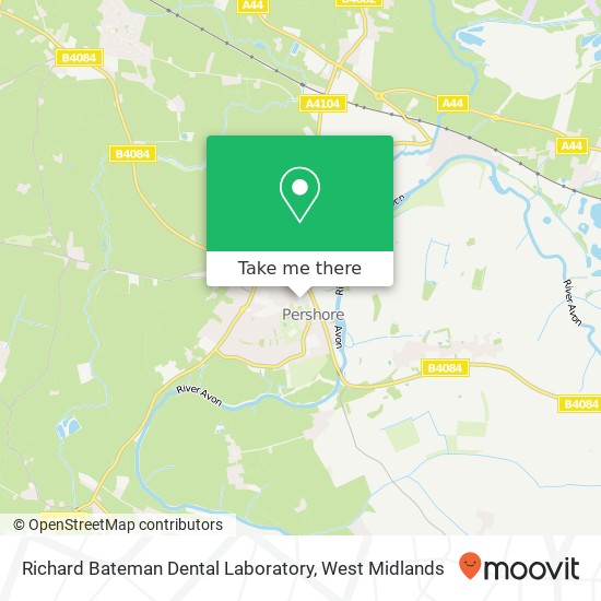 Richard Bateman Dental Laboratory map