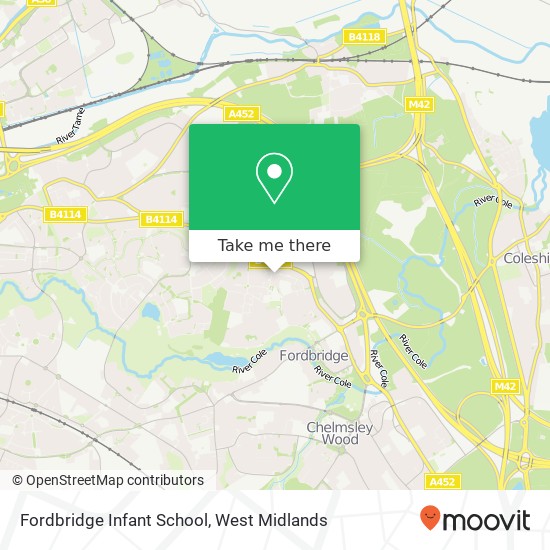 Fordbridge Infant School map