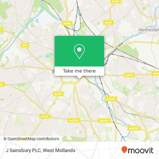 J Sainsbury PLC map