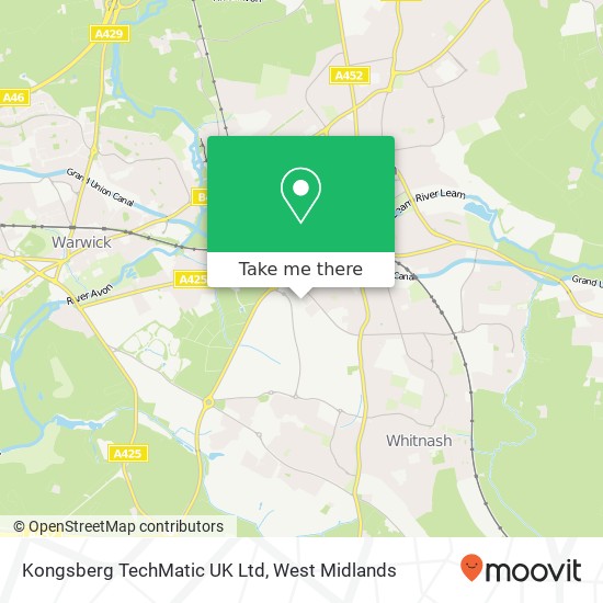 Kongsberg TechMatic UK Ltd map