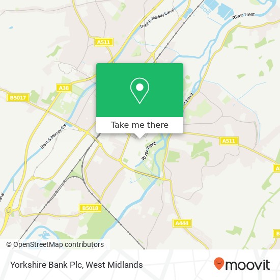 Yorkshire Bank Plc map