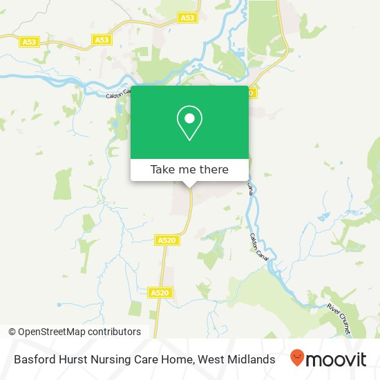 Basford Hurst Nursing Care Home map