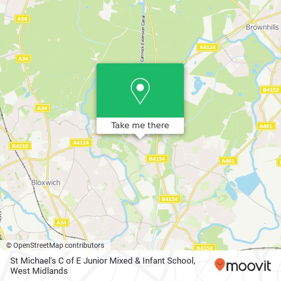 St Michael's C of E Junior Mixed & Infant School map