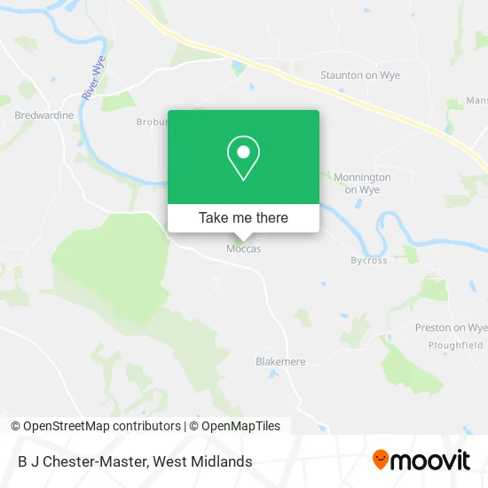 B J Chester-Master map