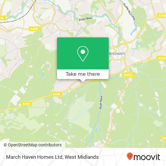 March Haven Homes Ltd map