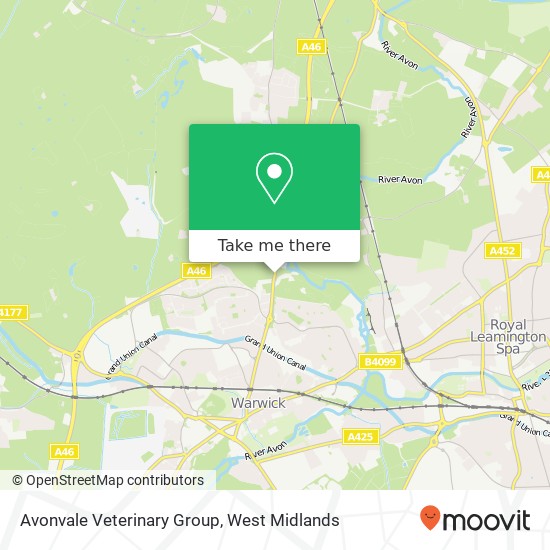Avonvale Veterinary Group map