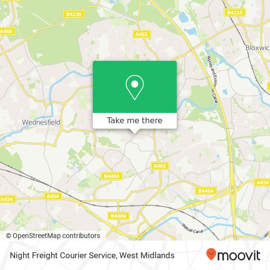 Night Freight Courier Service map