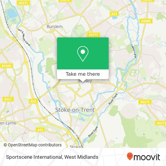 Sportscene International map