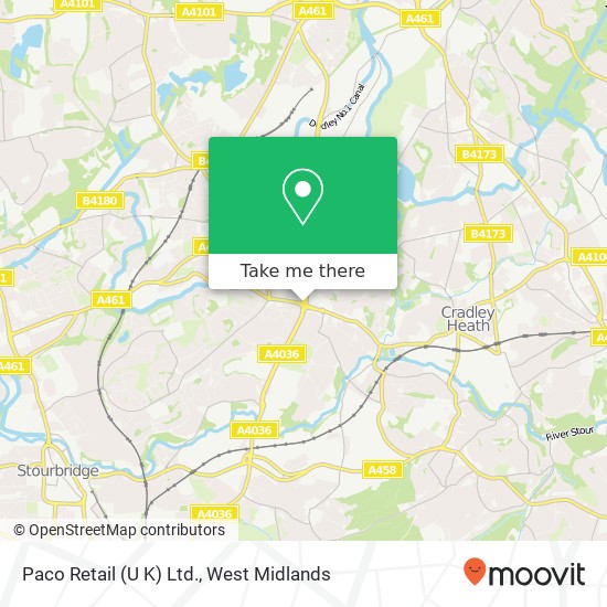 Paco Retail (U K) Ltd. map