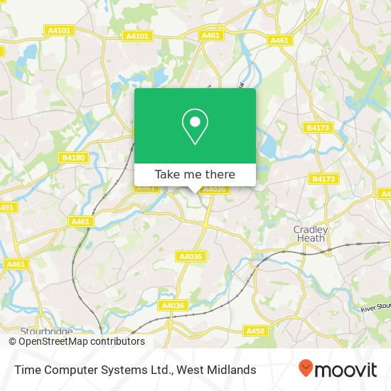 Time Computer Systems Ltd. map