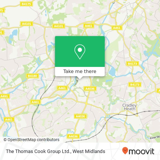 The Thomas Cook Group Ltd. map