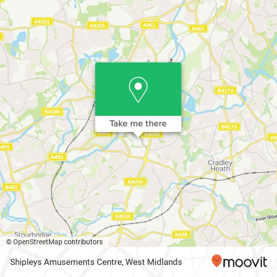 Shipleys Amusements Centre map