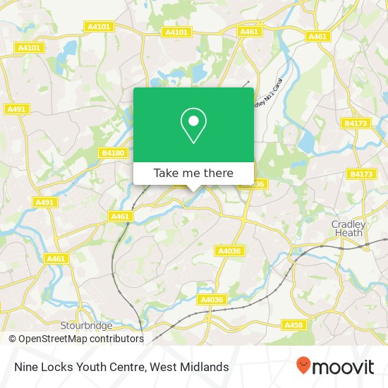 Nine Locks Youth Centre map