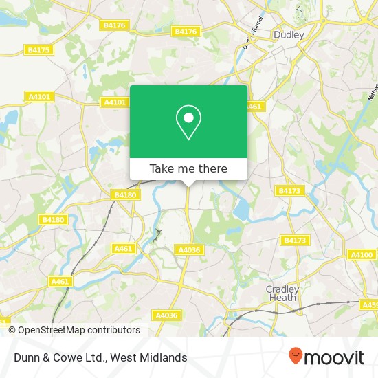 Dunn & Cowe Ltd. map
