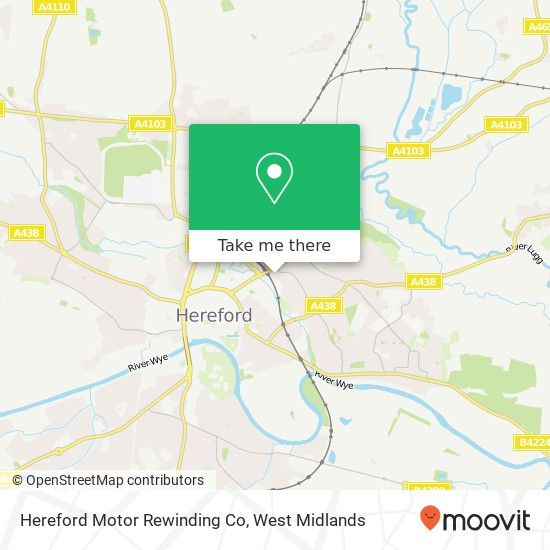 Hereford Motor Rewinding Co map