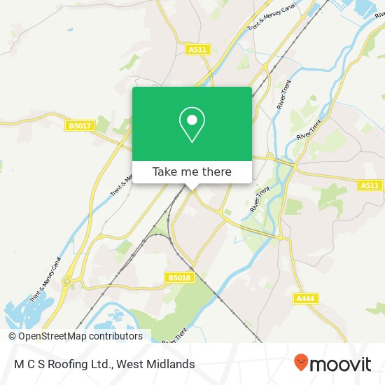 M C S Roofing Ltd. map