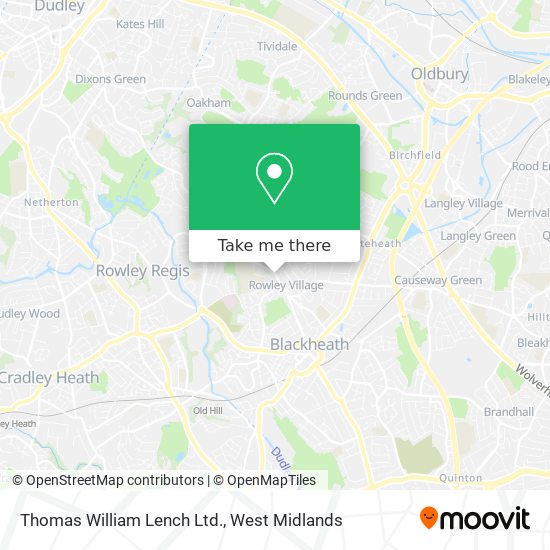 Thomas William Lench Ltd. map