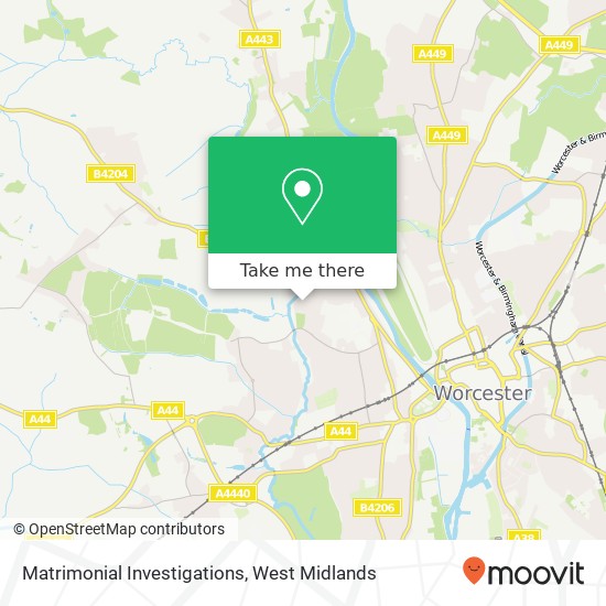 Matrimonial Investigations map