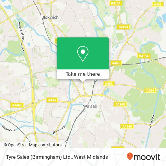 Tyre Sales (Birmingham) Ltd. map