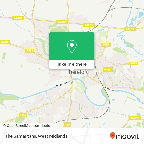 The Samaritans map