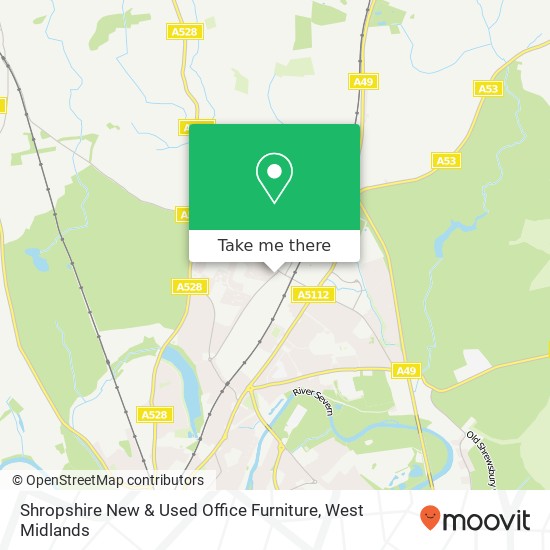 Shropshire New & Used Office Furniture map