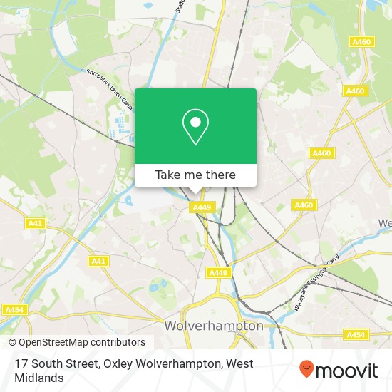 17 South Street, Oxley Wolverhampton map