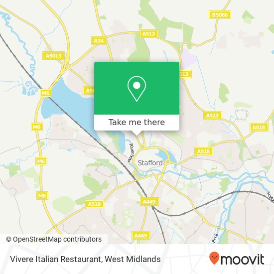 Vivere Italian Restaurant map