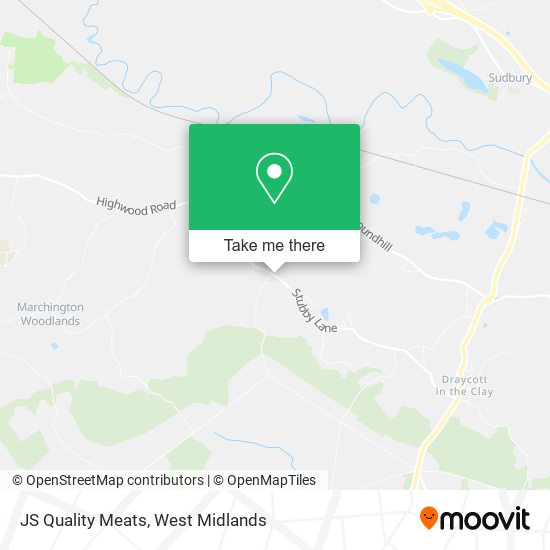 JS Quality Meats map