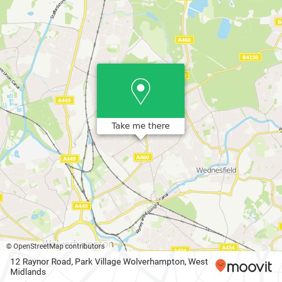 12 Raynor Road, Park Village Wolverhampton map