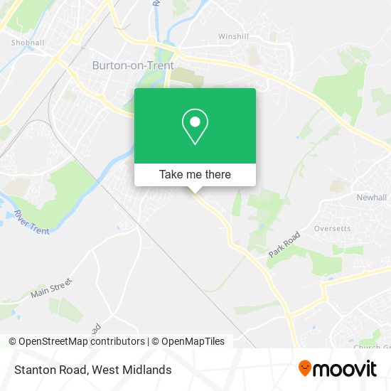 Stanton Road map