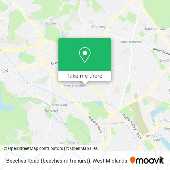 Beeches Road (beeches rd trehurst) map