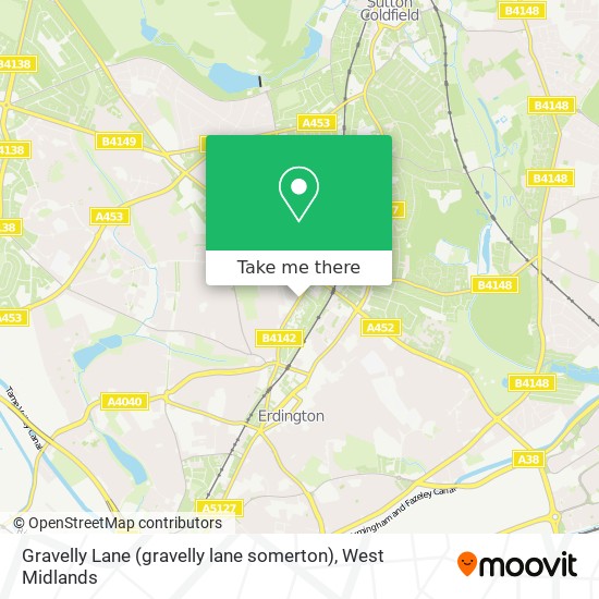 Gravelly Lane (gravelly lane somerton) map