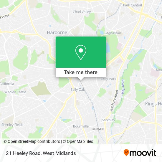 21 Heeley Road map