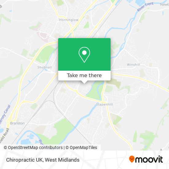 Chiropractic UK map