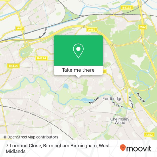7 Lomond Close, Birmingham Birmingham map
