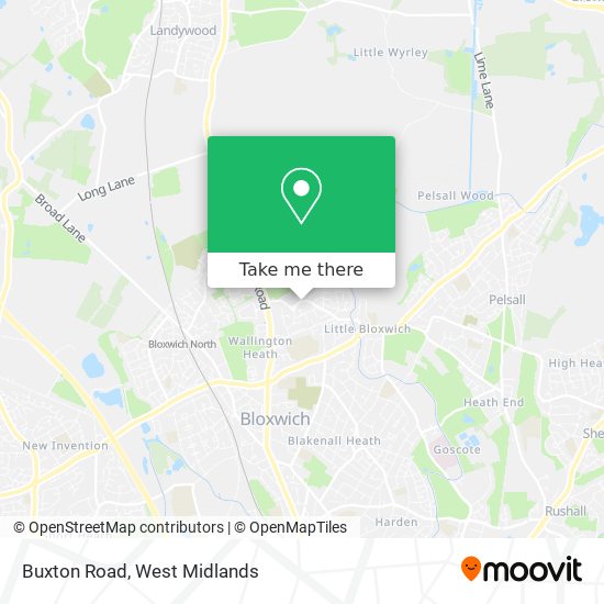Buxton Road map