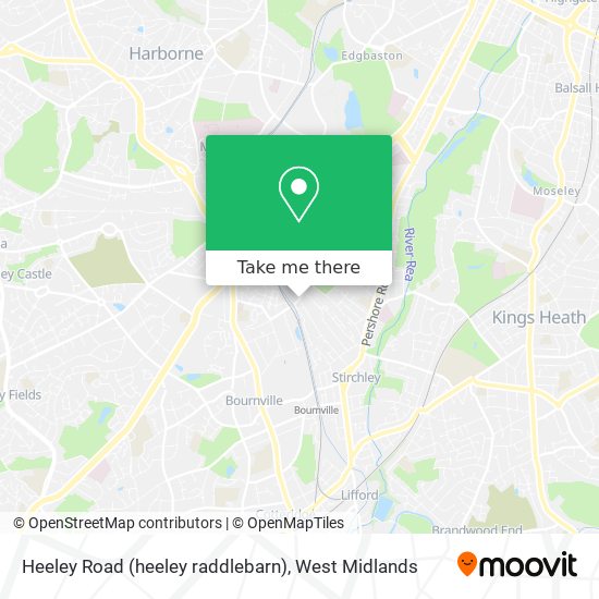 Heeley Road (heeley raddlebarn) map