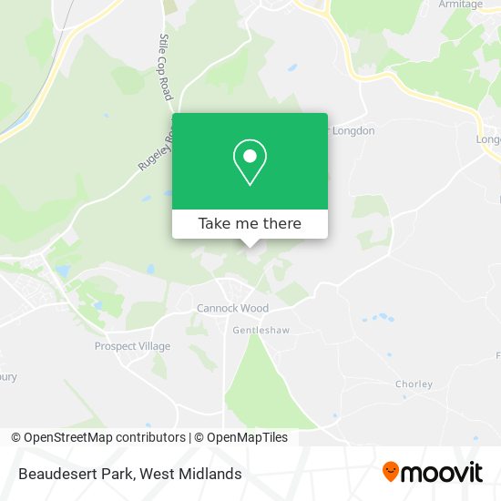 Beaudesert Park map