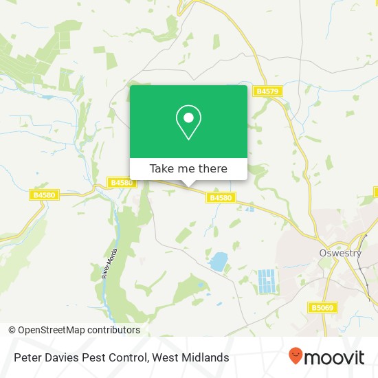 Peter Davies Pest Control map