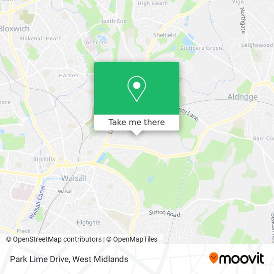 Park Lime Drive map