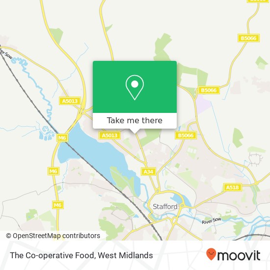 The Co-operative Food map