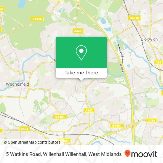 5 Watkins Road, Willenhall Willenhall map