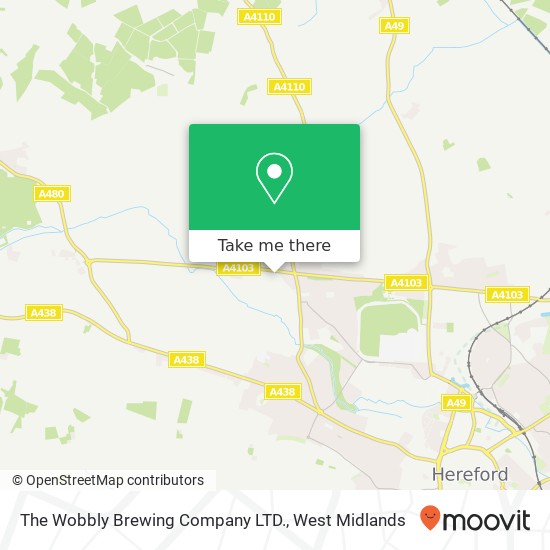 The Wobbly Brewing Company LTD. map