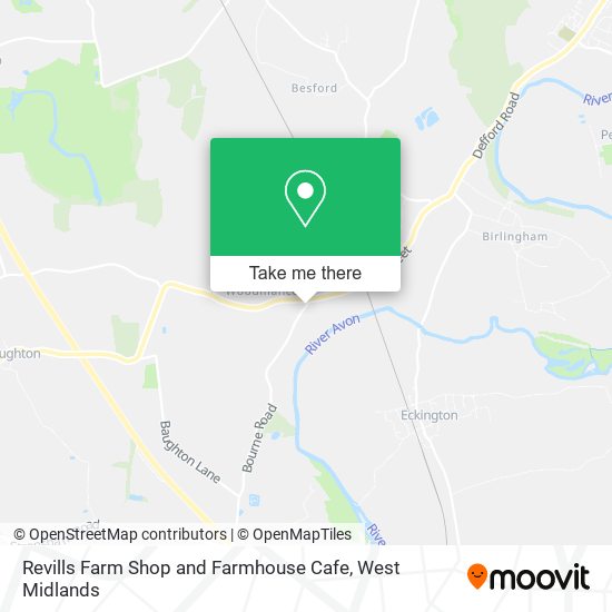 Revills Farm Shop and Farmhouse Cafe map