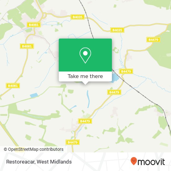 Restoreacar, Blockley Moreton in Marsh map