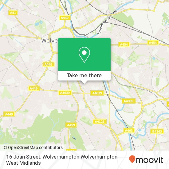 16 Joan Street, Wolverhampton Wolverhampton map