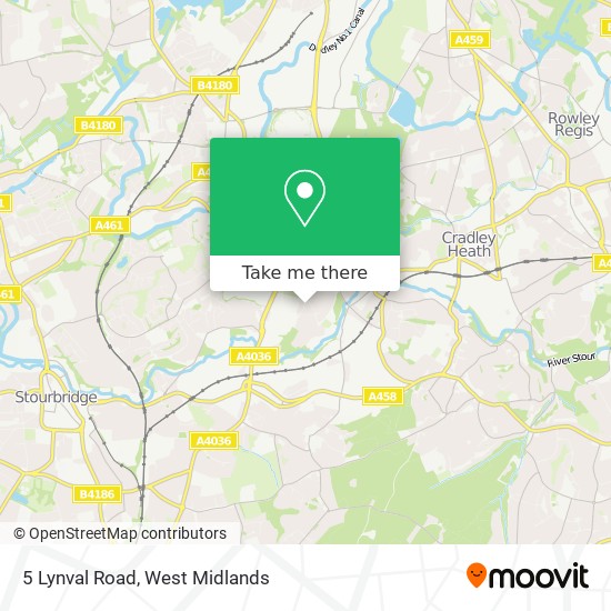 5 Lynval Road map
