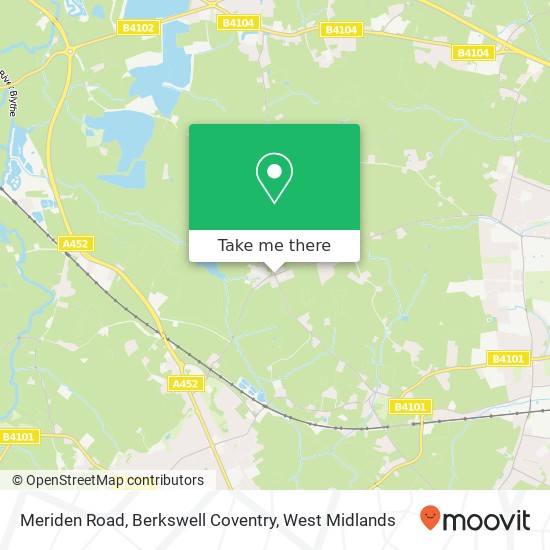 Meriden Road, Berkswell Coventry map