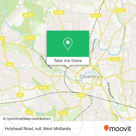 Holyhead Road, null map