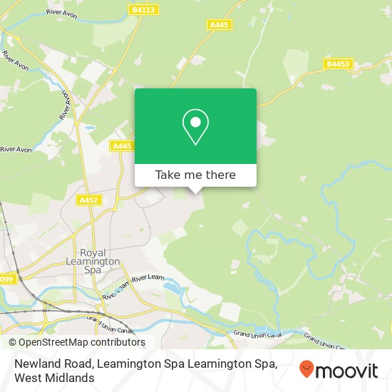 Newland Road, Leamington Spa Leamington Spa map